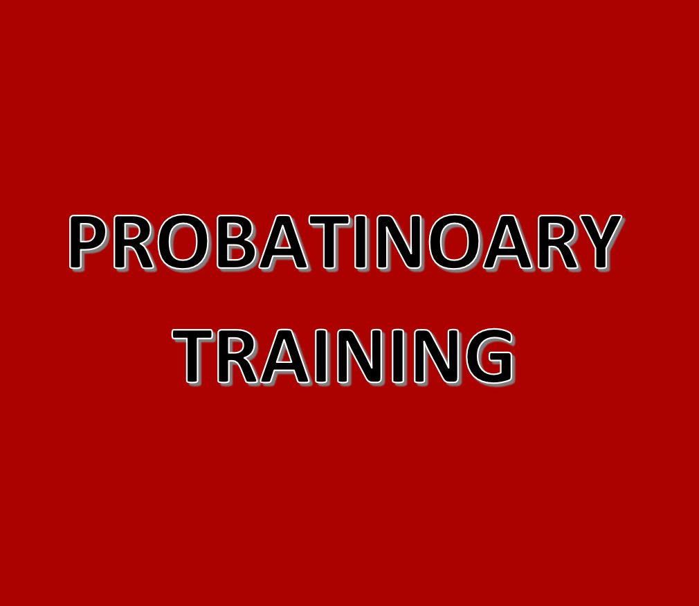 Probationary Training Bolivar County Volunteer Fire Department